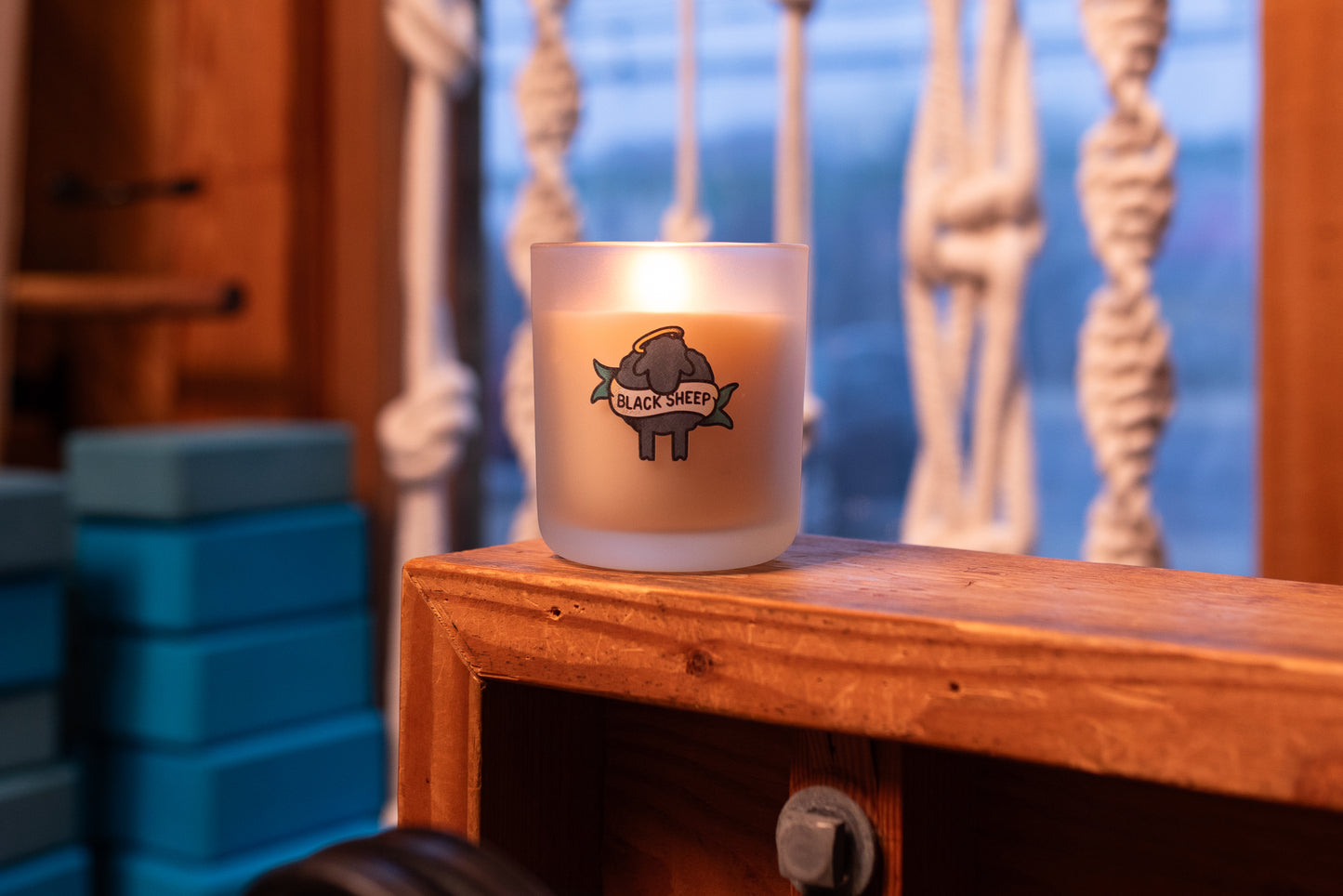 Banner Black Sheep Candle