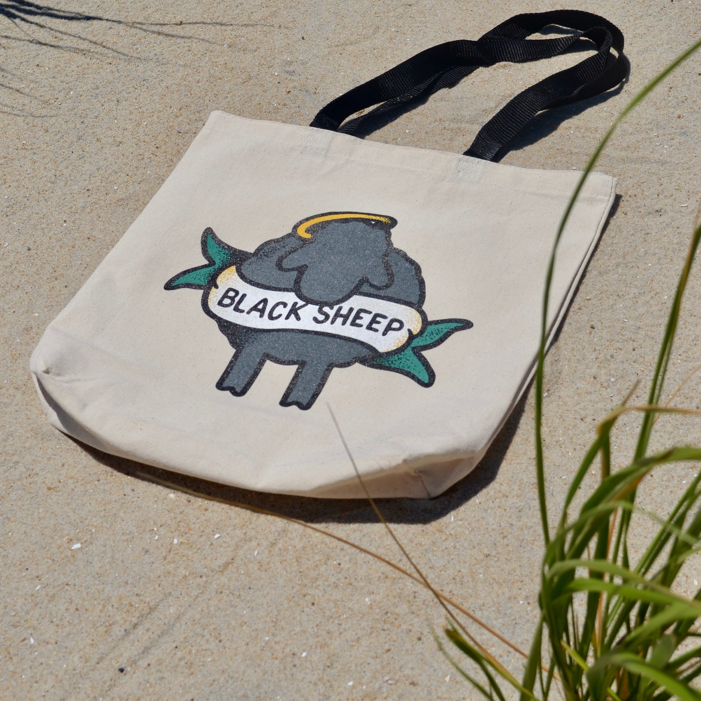 Banner Black Sheep Tote Bag