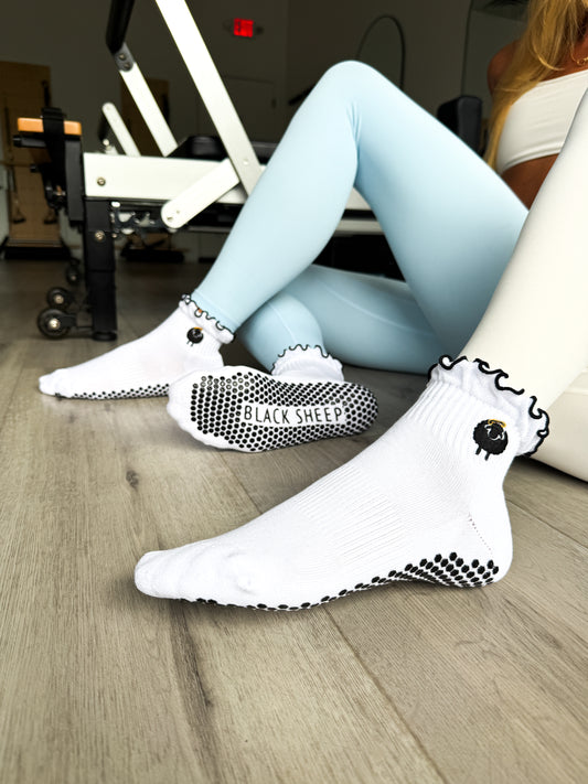 Ruffle Grip Socks
